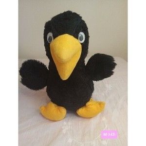 VINTAGE DELMONTE 1983 COUNTRY YUMKINS COCKY CROW 9” TALL. PLUSH DOLL TOY ANIMAL